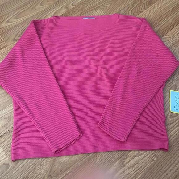 CeCe Pink Boat Neck Sweater Size XS - Picture 1 of 7